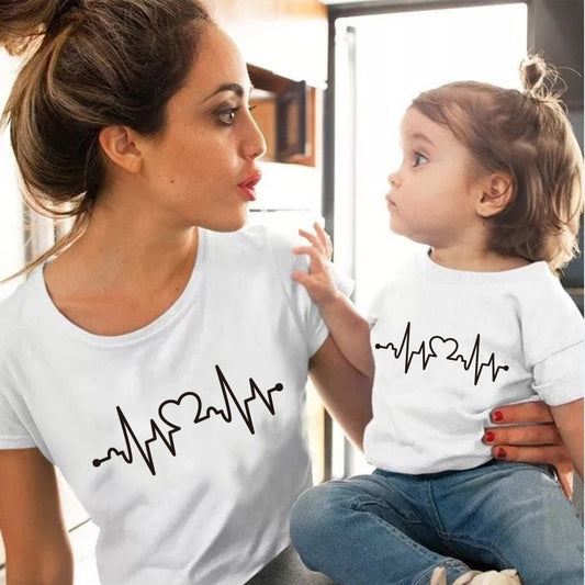Parent-child  Mother And Daughter Shirts