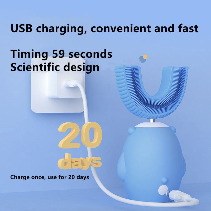 U-Shaped Electric Toothbrush for Kids