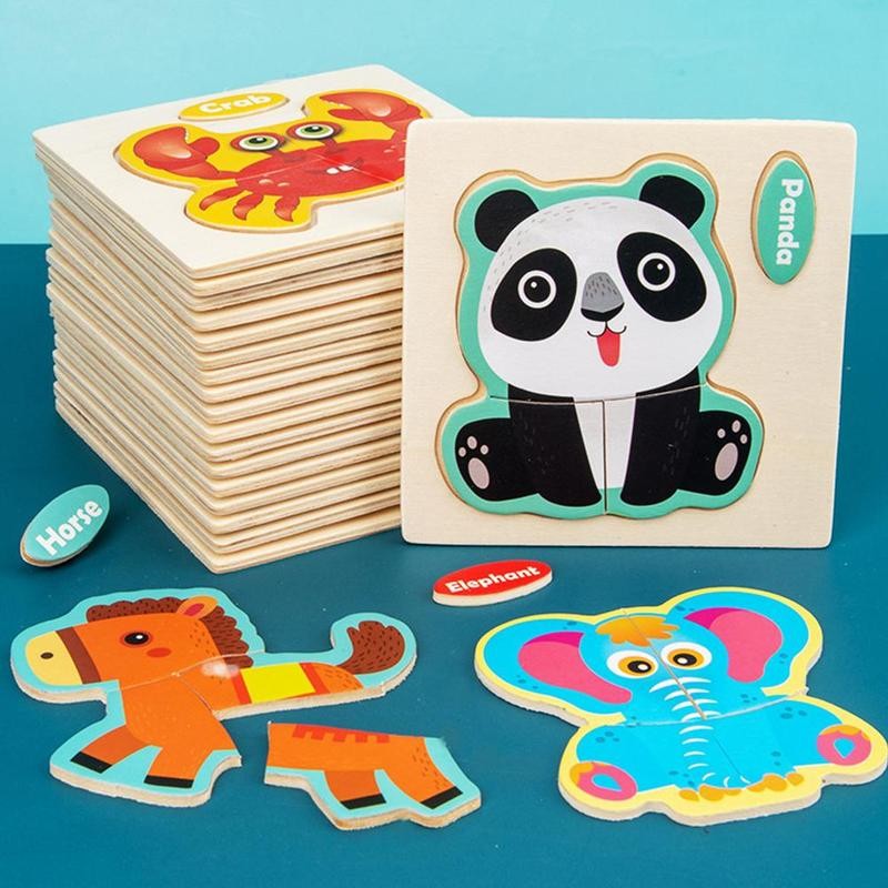 3D Puzzles Early Educational Toys For Kids