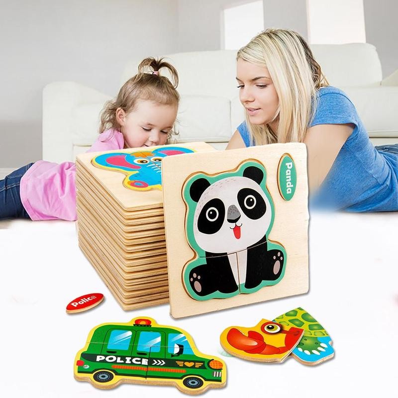 3D Puzzles Early Educational Toys For Kids